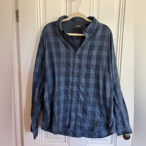 Mens Navy Flannel